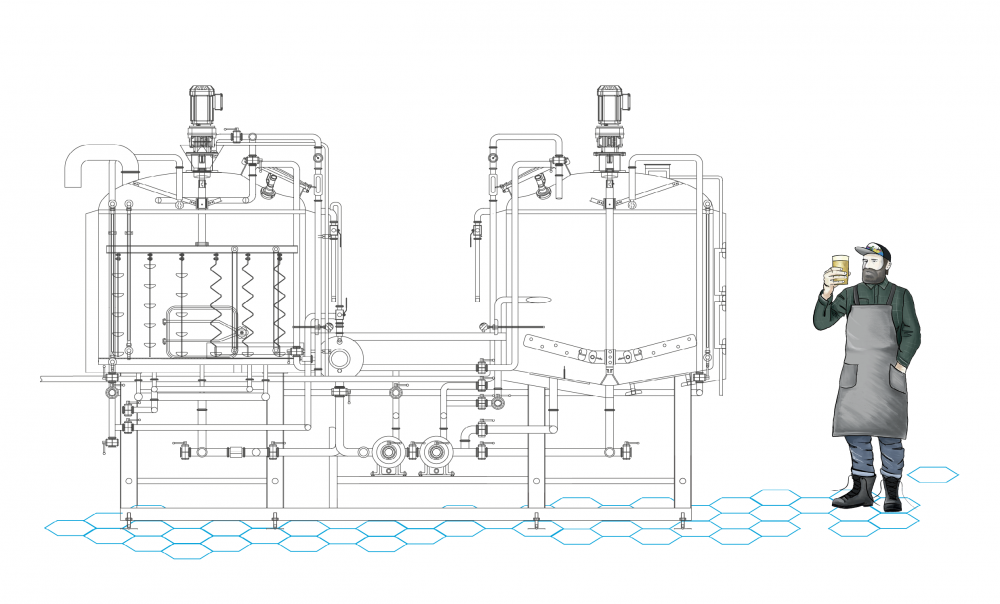 two vessel brewhouse